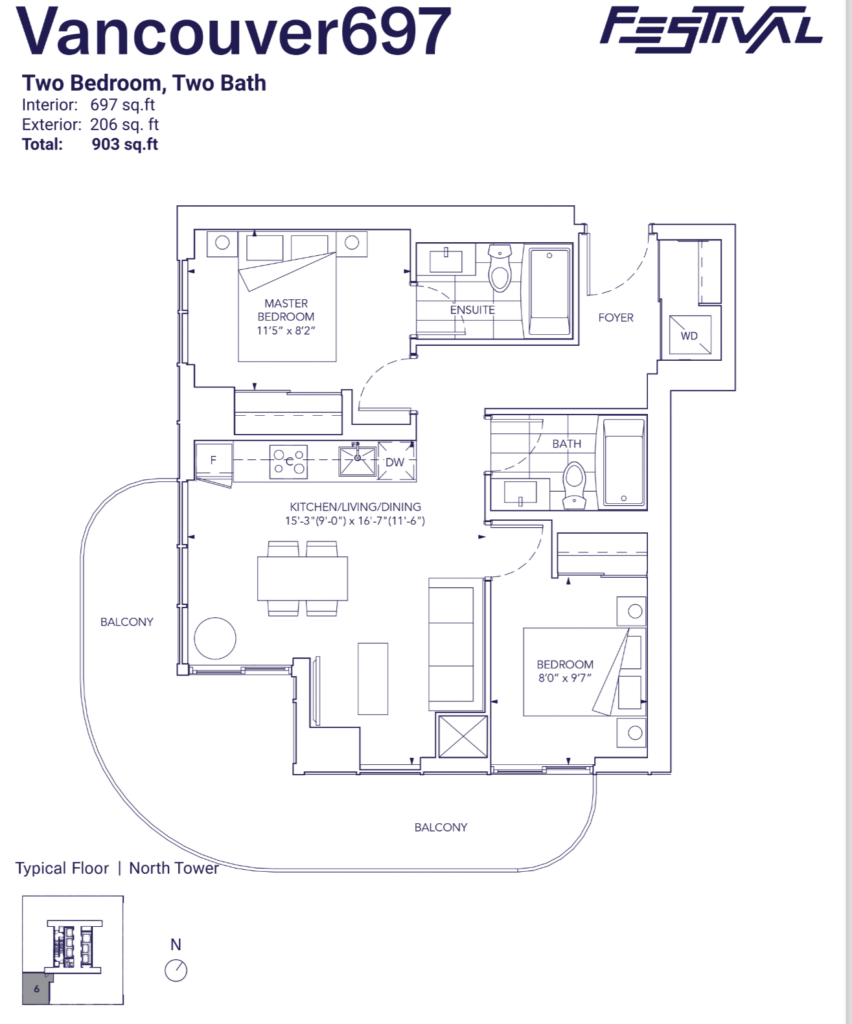 (Assignment) Festival Tower A 2 Bed 2 Bath